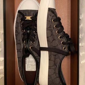 NWT Black Coach Sneaker